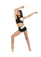 Lily Short Black/White front view