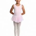Aurelie Glitter Tank Dress Pink front view