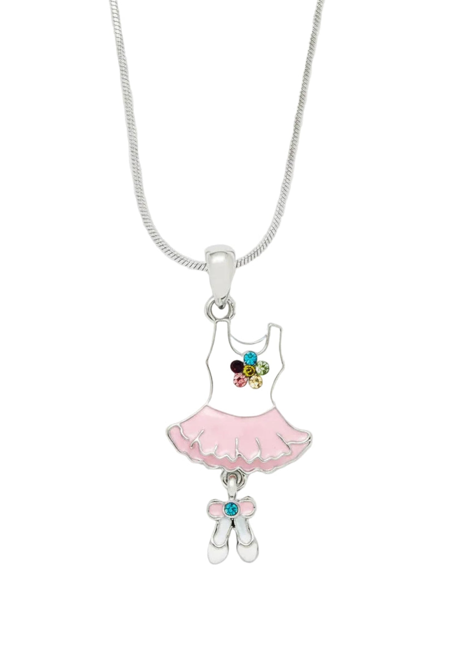 Enamel Tutu Necklace
