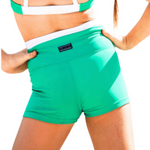 Taylor Short Emerald/White back view