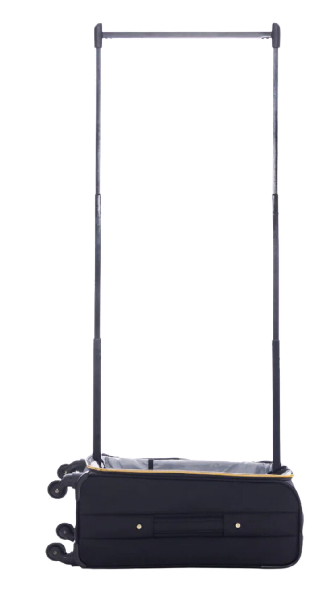 The Mini Black Duffel rack extended