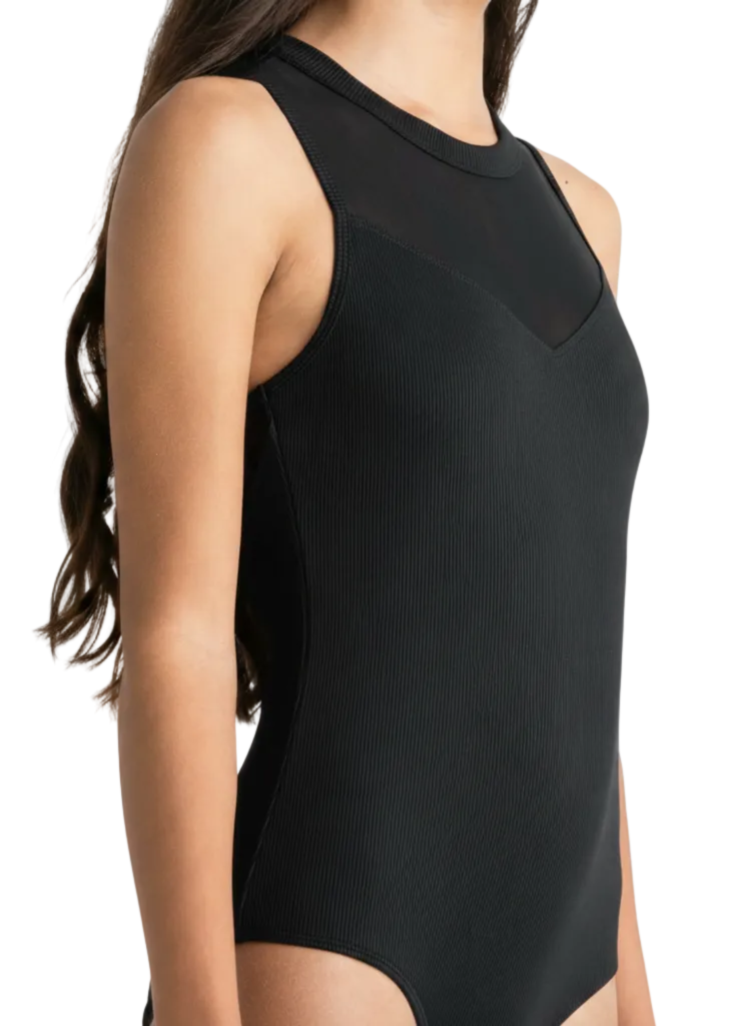 Gwen Leotard Black detail view