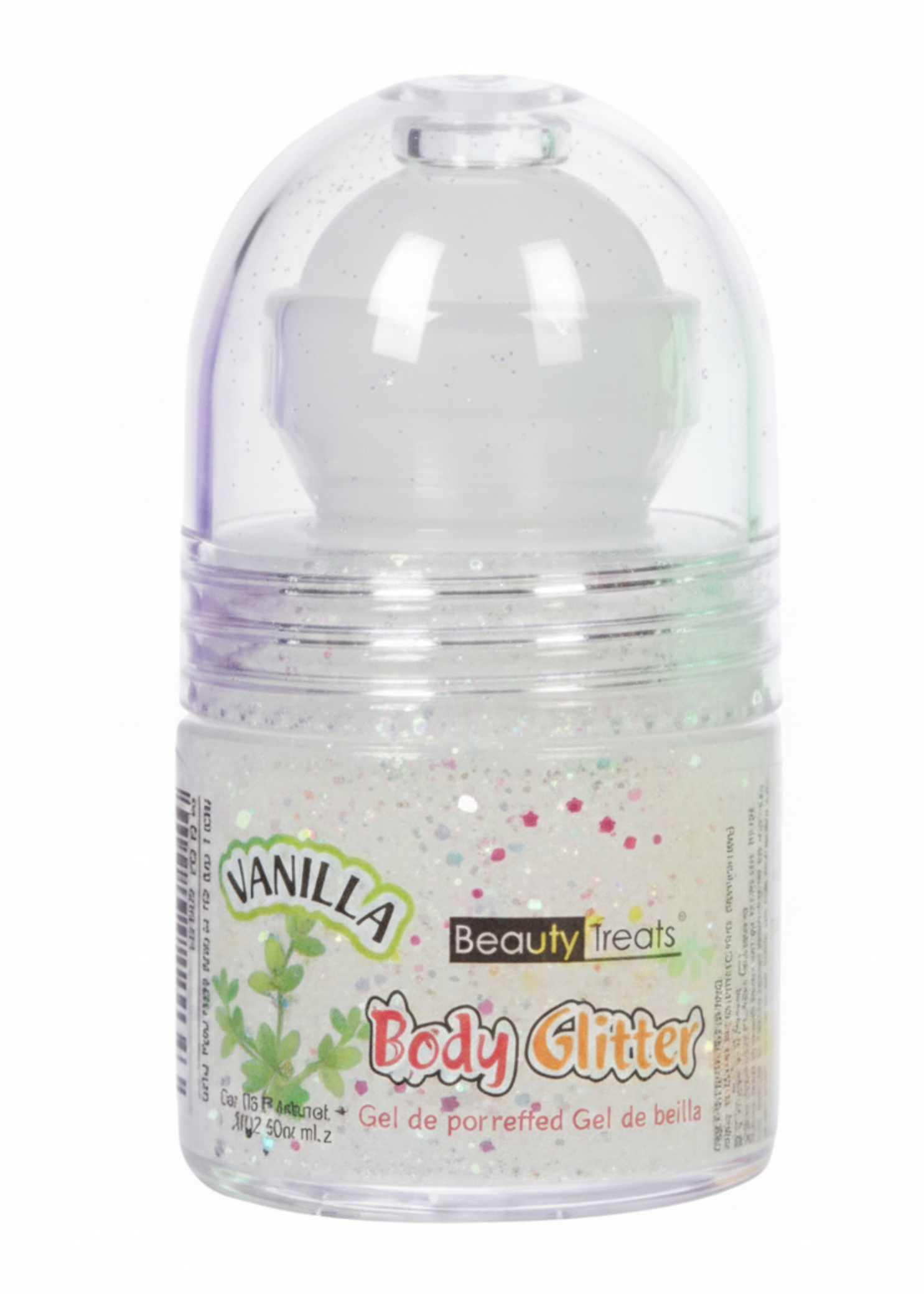 Roll-On Glitter white