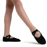 Hanami Canvas Ballet Shoe Black lifestyle view 2