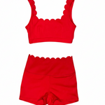 Reina Top Red front view
