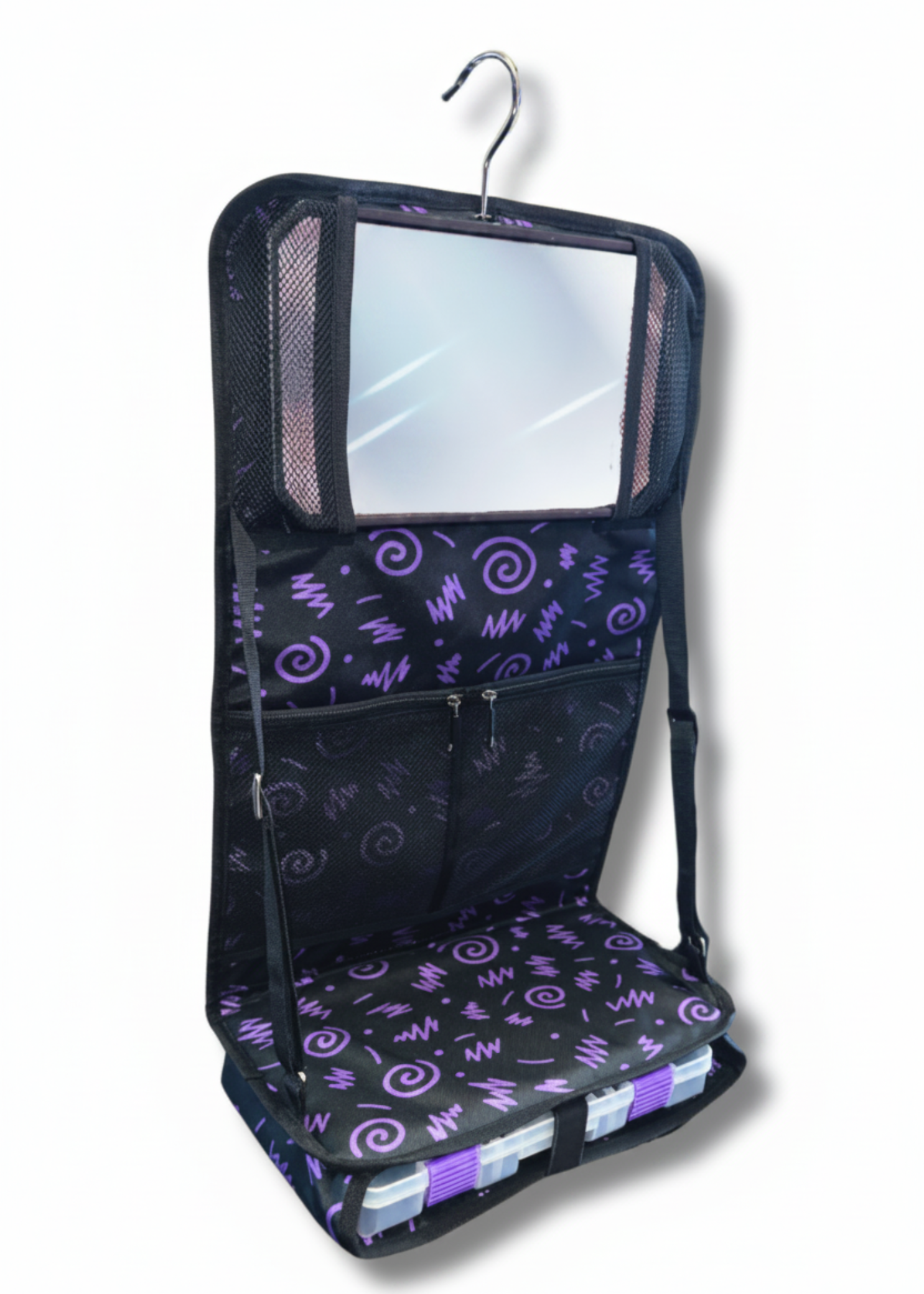 Attitude Hanging Accessory Case Confetti Purple front view