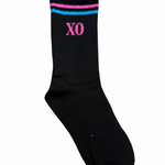 XO Sock Black side view
