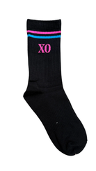 XO Sock Black side view