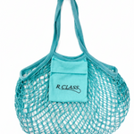 Turquoise Mesh Pointe Shoe Bag