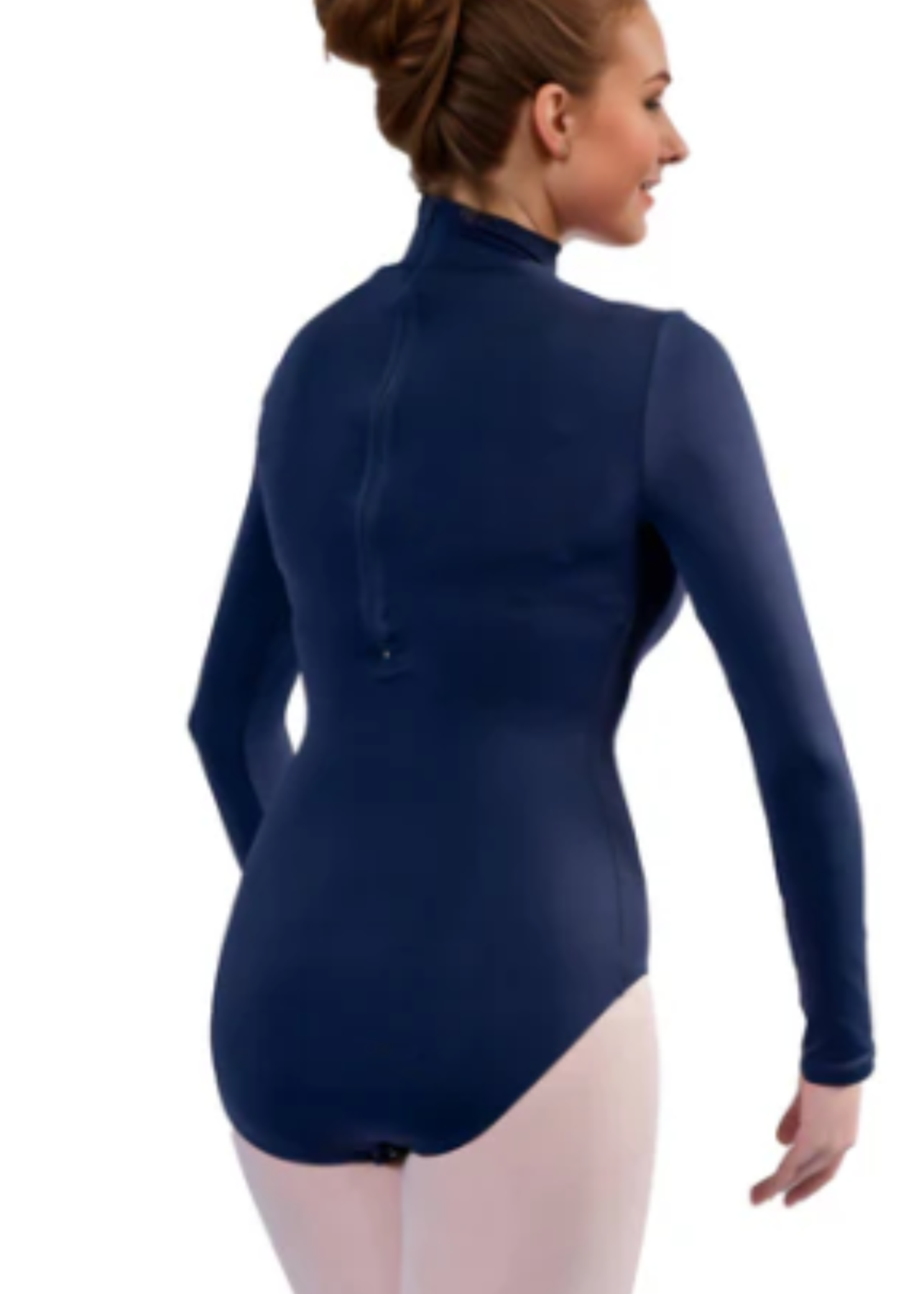 Mock Neck Long Sleeve Leotard back view