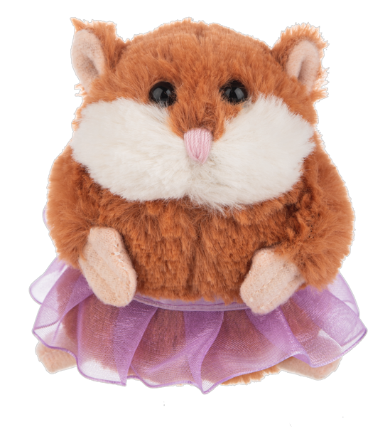 3.5" Hamster Brown front view