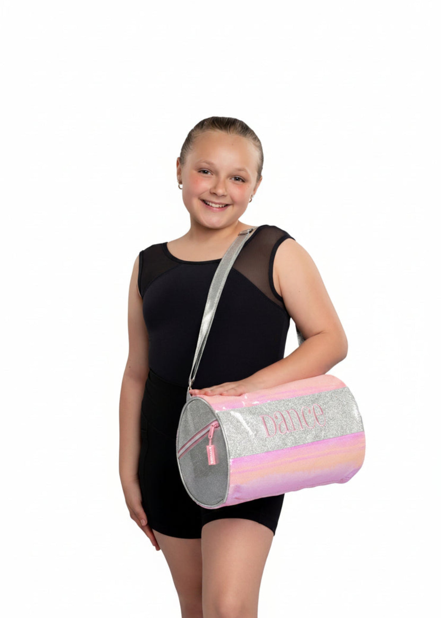 Camie Duffel Pink lifestyle view