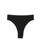 Second Skin Thong Black back view