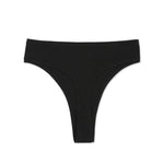 Second Skin Thong Black front view