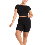Buttercup Bike Short Black front view