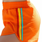 Lily Short Orange Tiger/Multi side view