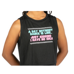A Day Without Dance Top – 24007C Black detail view