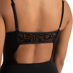 Amore Camisole Leotard Black back detail view