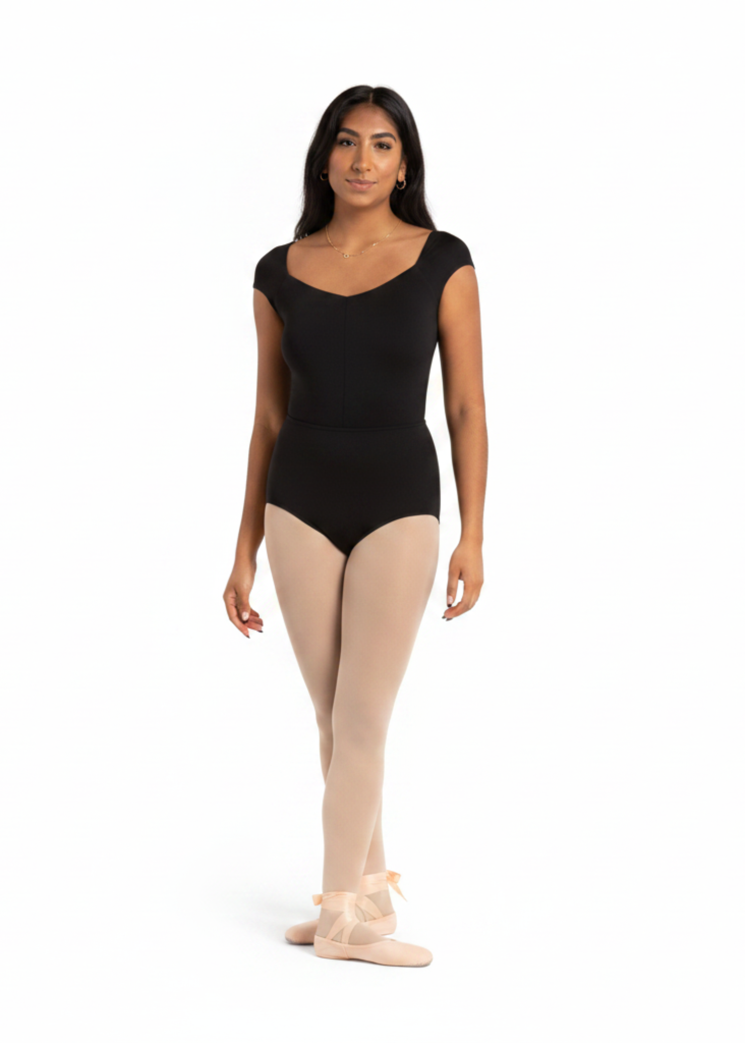Jolie Leotard Black front view