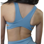 Celeste Top Steel Blue back view