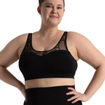 Beatrice Bra Top Black front view