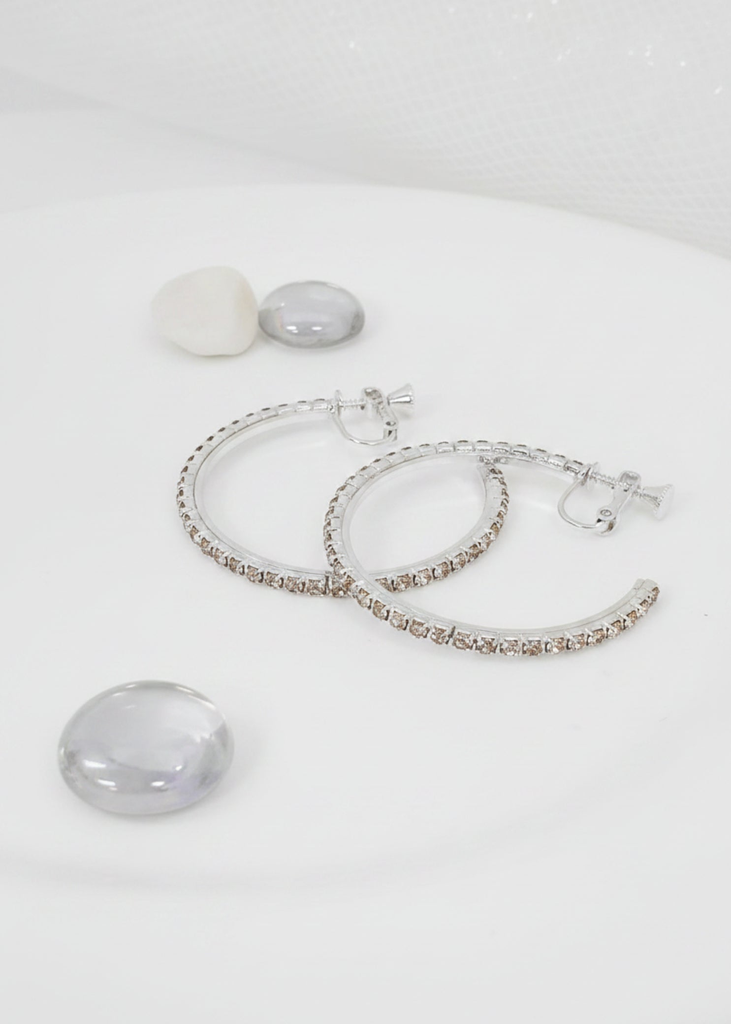 40mm Clip On Hoop – AY0015-1 pair 1