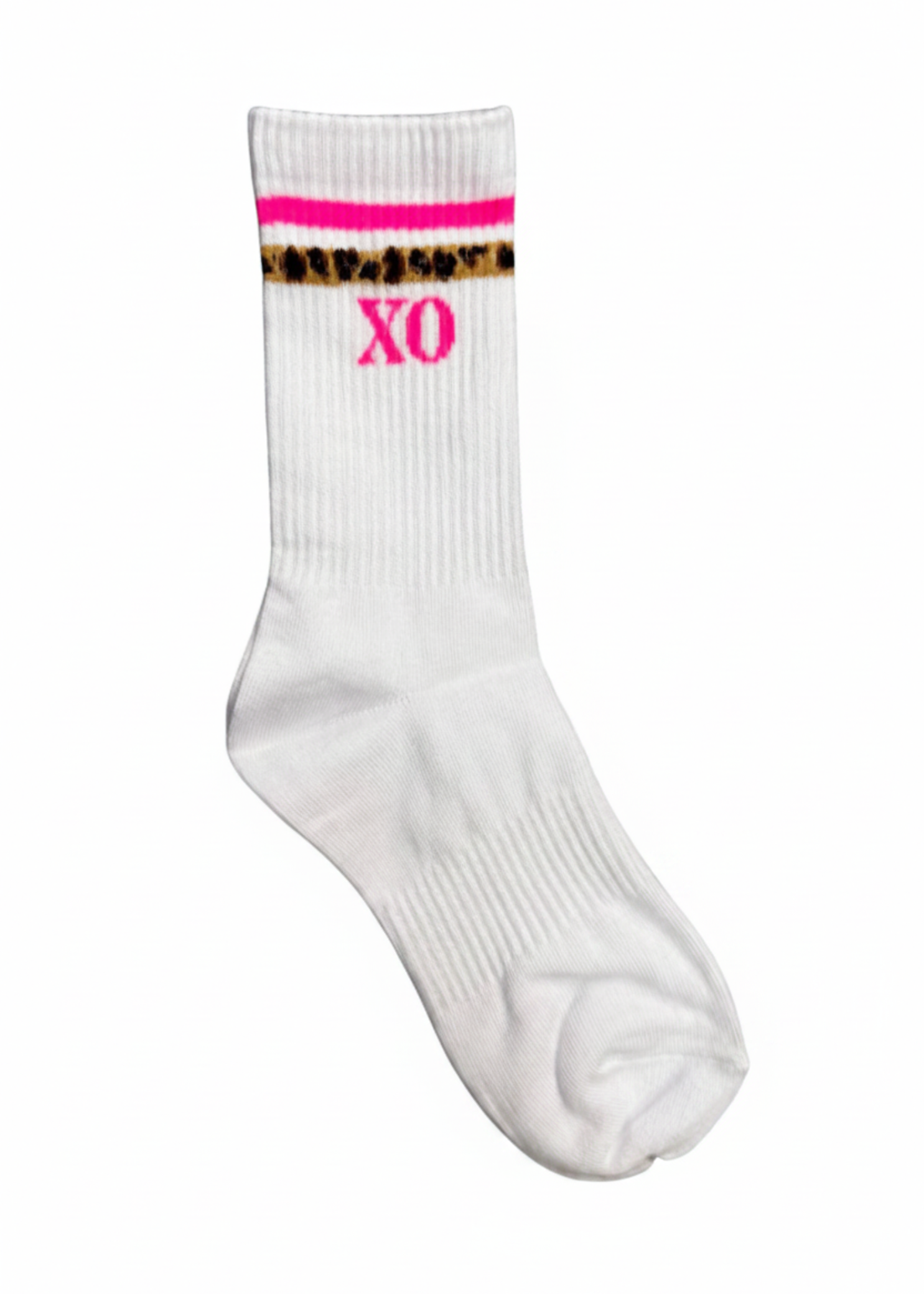 XO Sock White side view