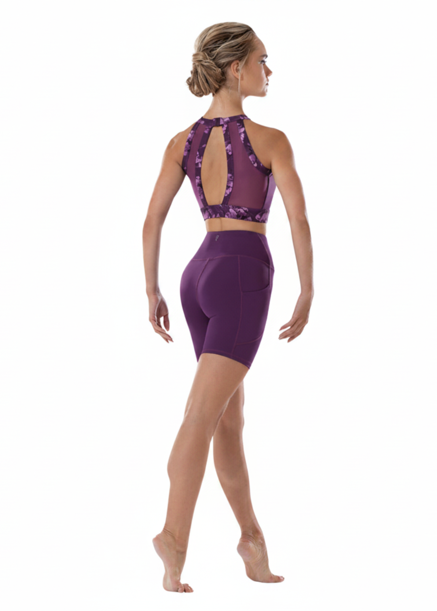 Malia High Waist Short Elegance back view