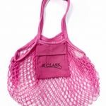 Pink Beige Mesh Pointe Shoe Bag