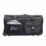 Dream Duffel Black front pocket view