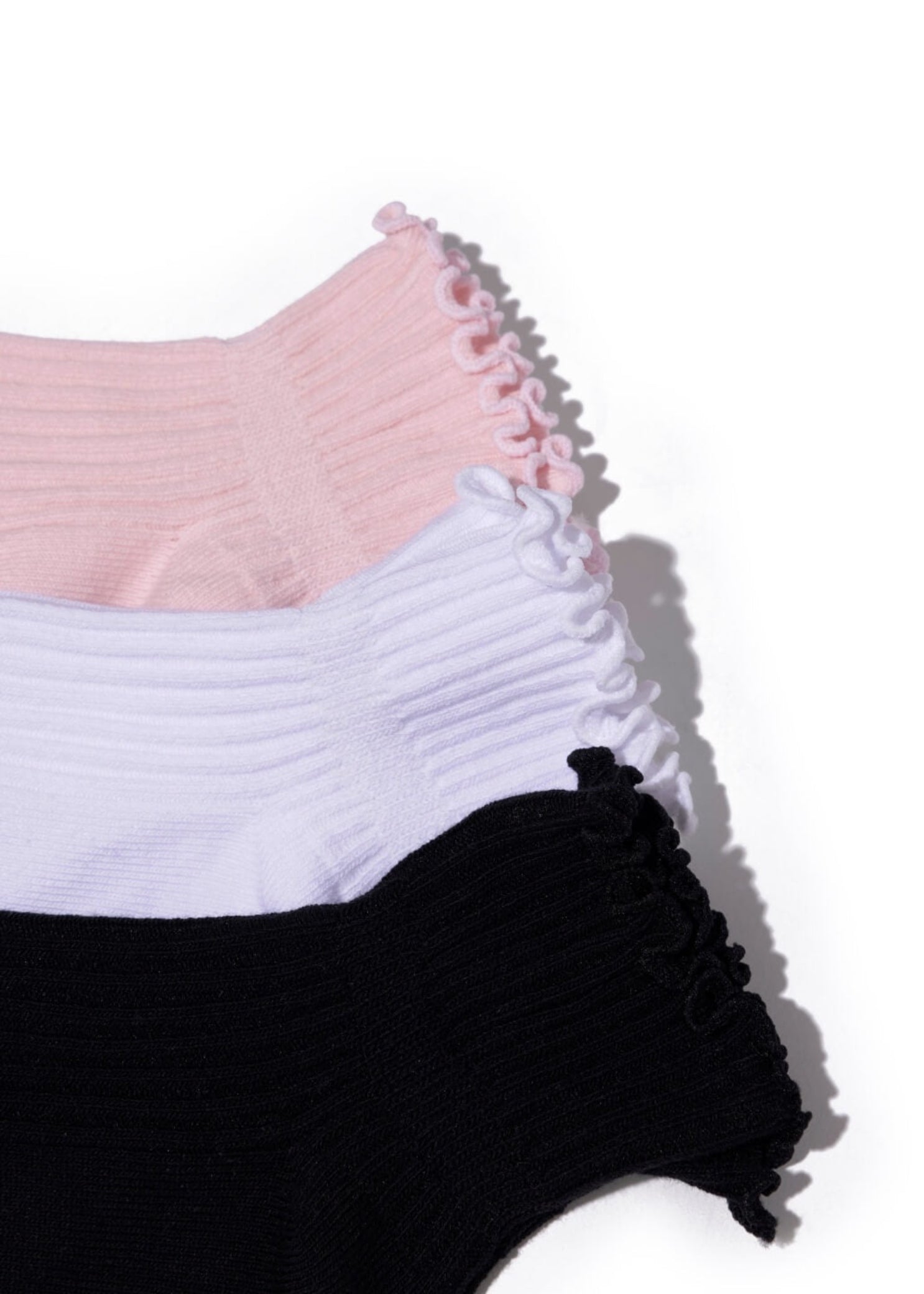 Scalloped Edge Sock collection view