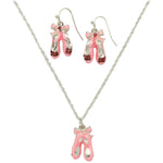 Shoe Necklace and Earrings Set
