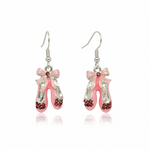 Ballet Shoe Jewelry Earrings front view