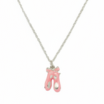Ballet Shoe Jewelry Necklace front view