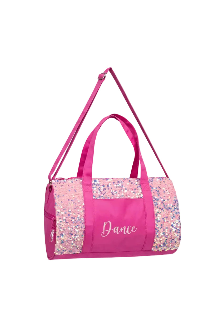 Angela Duffel Pink front view
