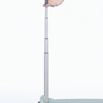 Medium Duffel with Built In Rack fully extended rack view