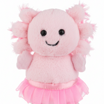 5" Axolotl Ballerina Pink front view