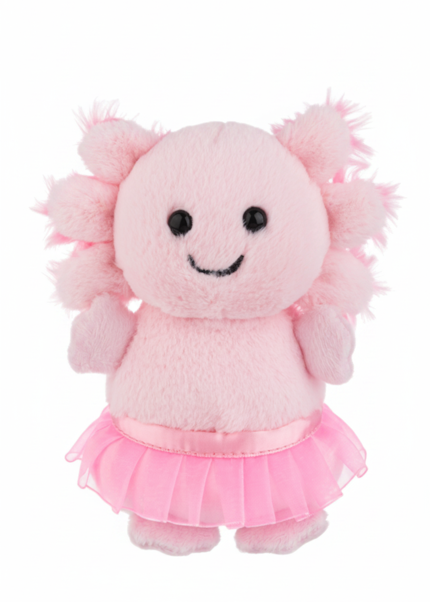 5" Axolotl Ballerina Pink front view