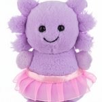 5" Axolotl Ballerina Purple front view