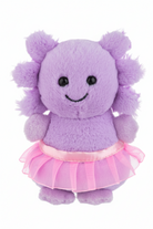 5" Axolotl Ballerina Purple front view