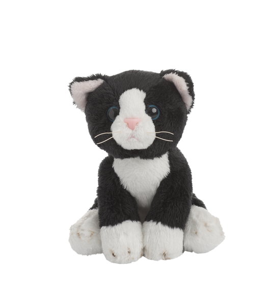 5" Heritage Mini Cat Black White front view