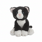 5" Heritage Mini Cat Black White front view