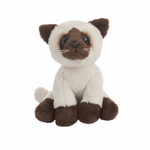 5" Heritage Mini Cat Brown White front view