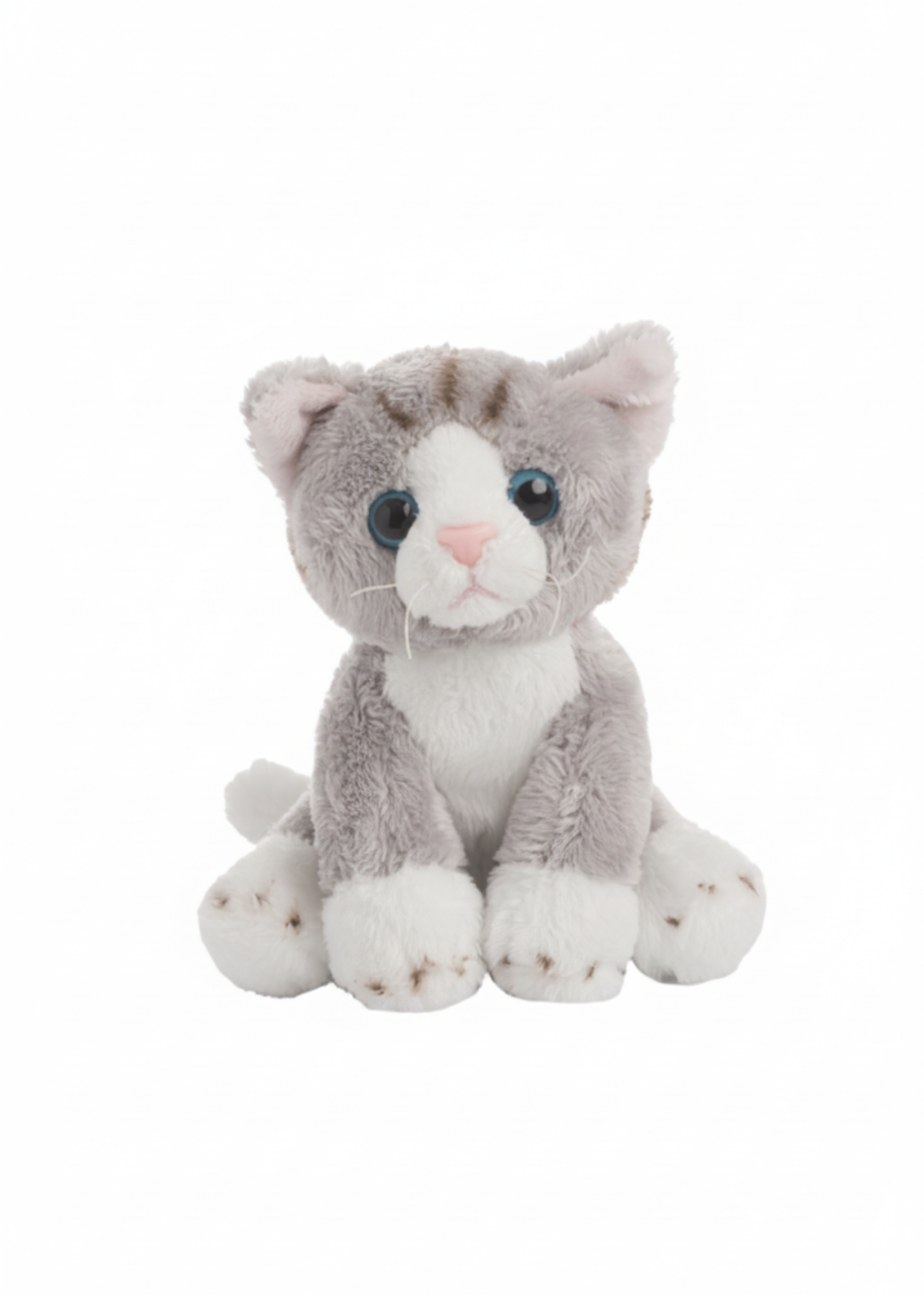 5" Heritage Mini Cat Gray White front view