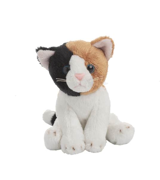 5" Heritage Mini Cat Tan Black White front view