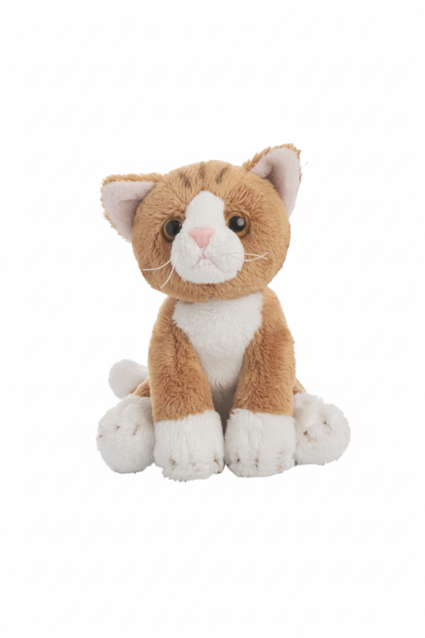 5" Heritage Mini Cat Tan White front view