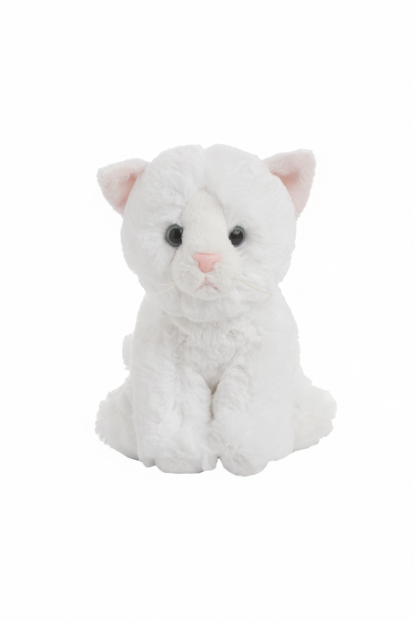 5" Heritage Mini Cat White front view