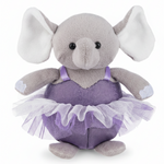 5" On Pointe Li'l Ballerinas Elephant front view