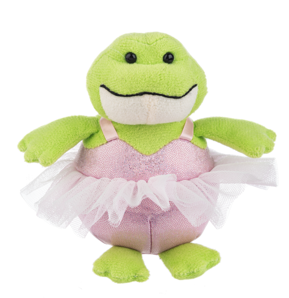 5" On Pointe Li'l Ballerinas Frog front view