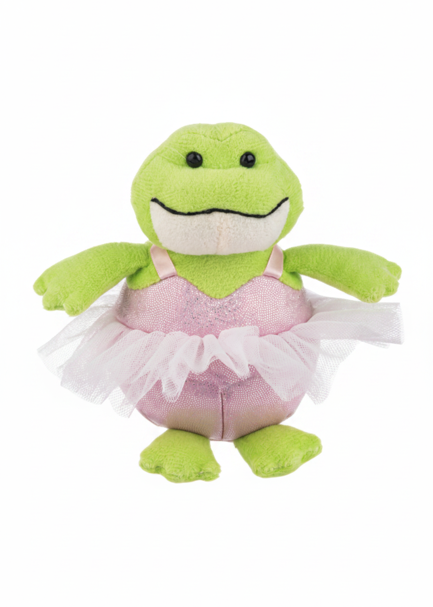 5" On Pointe Li'l Ballerinas Frog front view